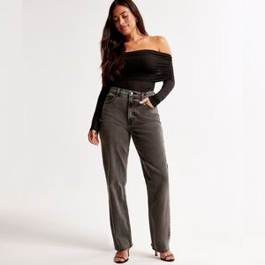 curve love ultra high rise 90s straight jean